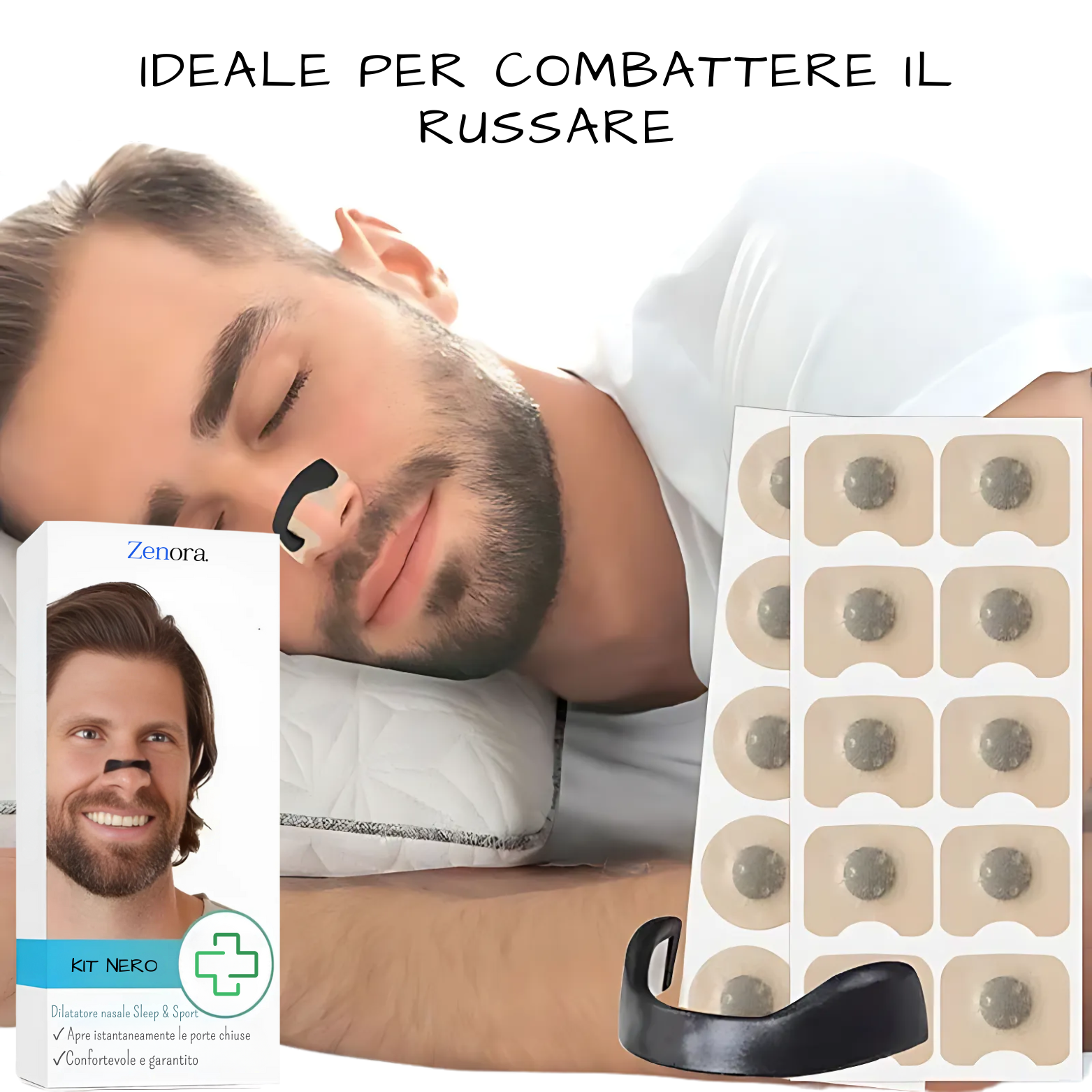 MyZenora® Cerotti Nasali Magnetici – Respira Meglio, Vivi Meglio